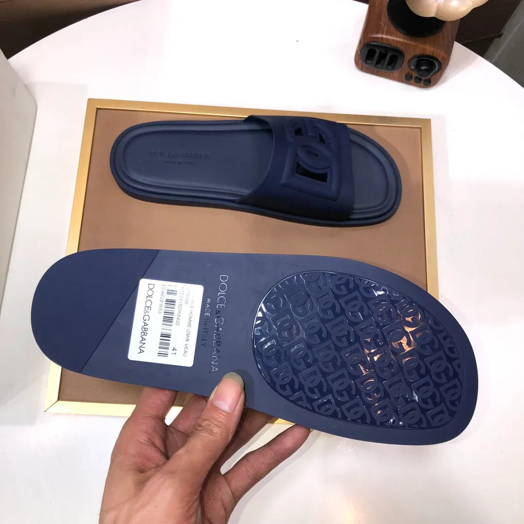 Men's shoes💰280💰【D&G】High-end quality Product trademark: DG "Dolce & Gabban*" slippers, Product material: Imported cowhide upper, original air cushion outsole, regular size: 38-45